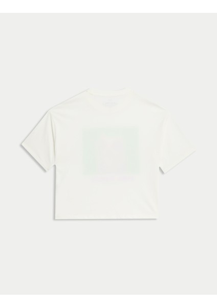Saf Pamuklu Kısa Kollu T-Shirt (6-16 Yaş) fırsatları