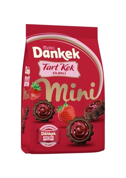Dankek Tart Mini Çilekli 150 gr 10'lu