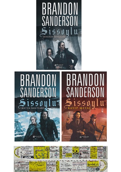 Sissoylu Serisi 3'lü Set - Brandon Sanderson - Matematik Öğreten Cetvel