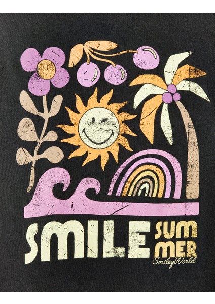 Saf Pamuklu Kısa Kollu Smileyworld® T-Shirt