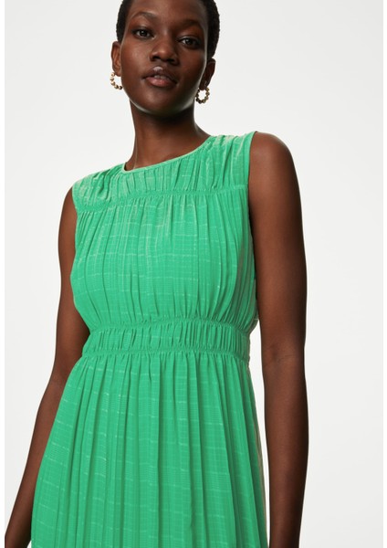 Regular Fit Midi Elbise
