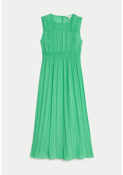 Regular Fit Midi Elbise