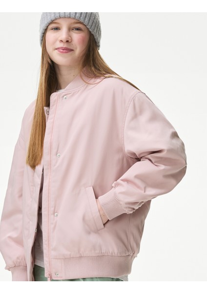 Regular Fit Saten Bomber Ceket fırsatları