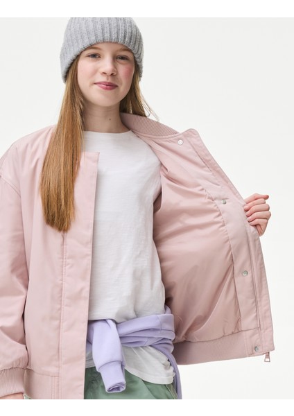 Regular Fit Saten Bomber Ceket indirimleri