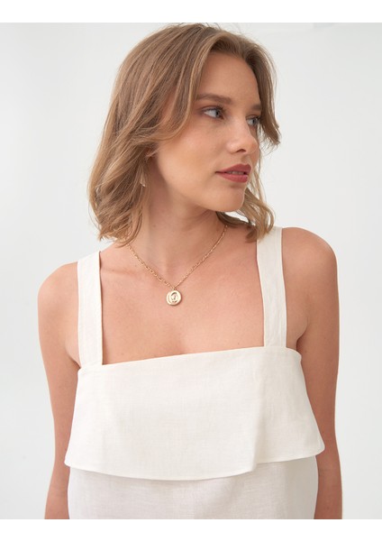 Askılı Keten Bluz modelleri