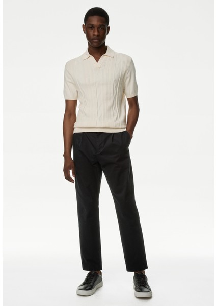 Kısa Kollu Örme Polo Yaka T-Shirt fiyatları