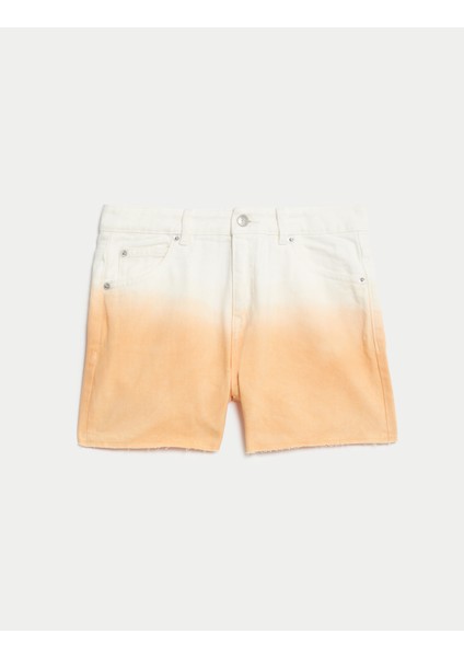 Saf Pamuklu Denim Şort (6-16 Yaş) indirimleri