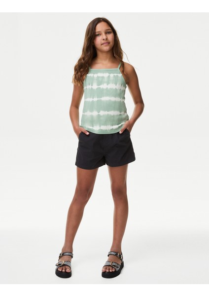 Batik Desenli Askılı T-Shirt (6-16 Yaş) fiyatları