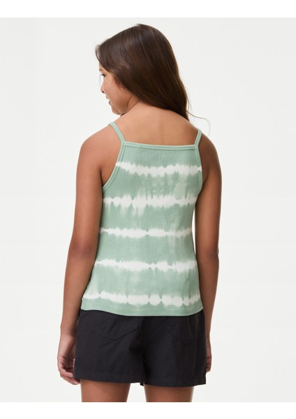 Batik Desenli Askılı T-Shirt (6-16 Yaş) modelleri