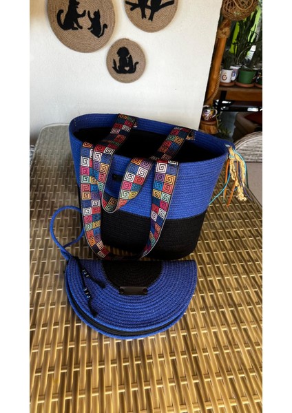 Gypsy 2li Takım Plaj Çantası , El Çantası Clutch, Totebag, Kadın, Yazlık Çanta