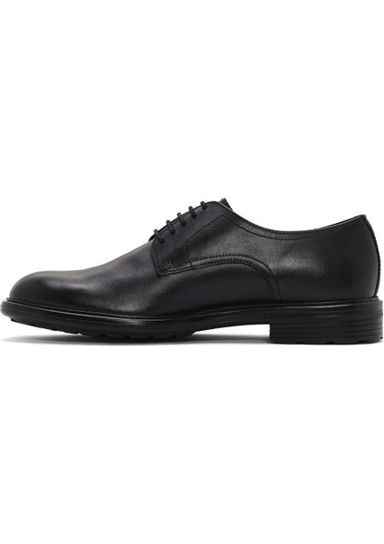 Erkek Siyah Walk Pleasure Bağcıklı Deri Klasik Ayakkabı U45CGB00043C9999 fiyatları