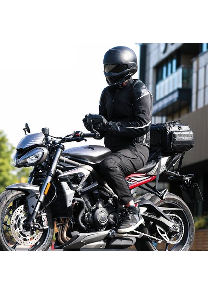 Motosiklet Adventure Arka Tur Çantası Touring Model Motor Arka Kuyruk Çanta 35 Litre