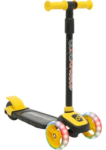 3 Tekerlekli LED Işıklı Yükseklik Ayarlı Çocuk Scooter - Üç Tekerli Ayarlanabilir Işıklı Scooter