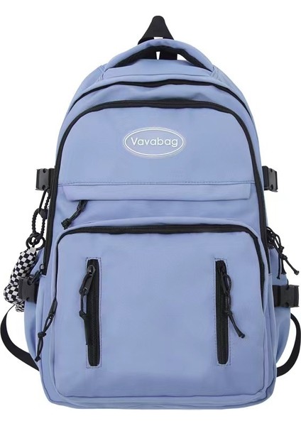 Basit Çift Sırt Çantası Ortaokul Öğrencisi Okul Çantası (Yurt Dışından)