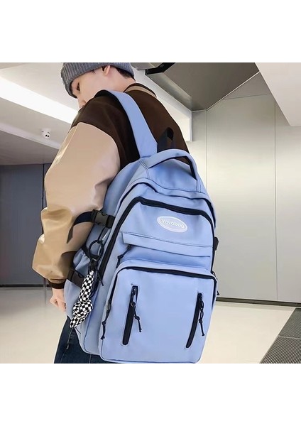 Basit Çift Sırt Çantası Ortaokul Öğrencisi Okul Çantası (Yurt Dışından) fiyatları