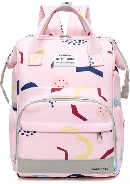 Mumya Çantası, Büyük Kapasiteli Bebek Ürünleri Saklama Çantası, Çok Fonksiyonlu, Su Geçirmez Portatif Sırt Çantası, Anne ve Bebek Çantası (Yurt Dışından)
