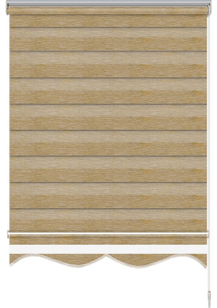 Soft Bamboo Vizon Zebra Perde ( Etek Dilimli ) fiyatları