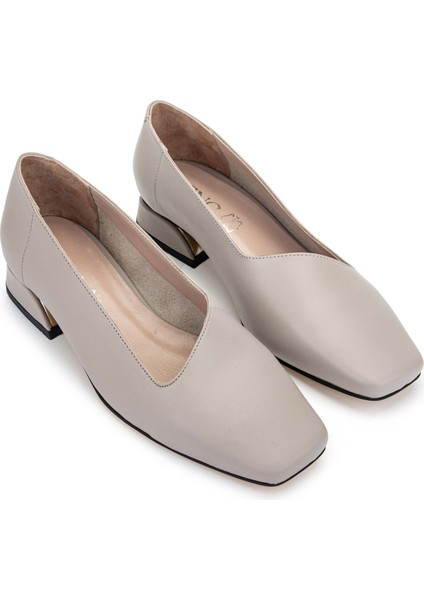 Kadın Deri Vizon Topuklu Ayakkabı 923 01 Bn Ayk Y24 Vızon Dr fiyatları