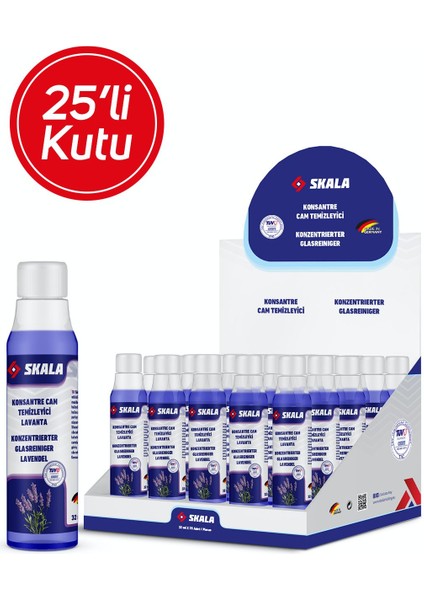 Konsantre Cam Temizleyici Lavanta 32ML