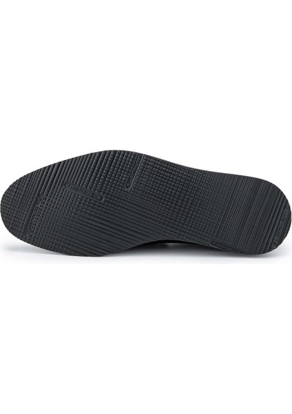 Erkek Deri Siyah Nubuk Loafer Ayakkabı 708 8702 Erk Ayk Y24 Sıyah Nbk