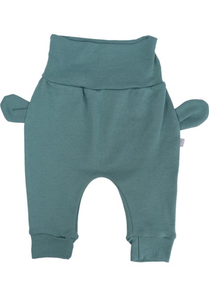 Ayıcık Baskılı Beli ve Paçası Lastikli Pijama Altı