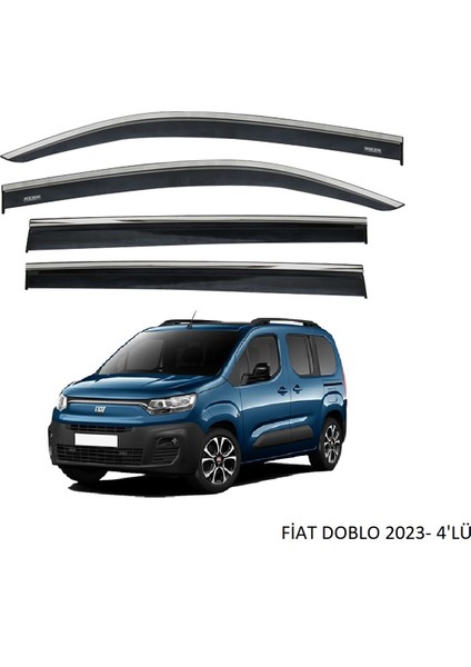 Fıat Doblo 2023 Sonrası Kromlu Cam Rüzgarlığı
