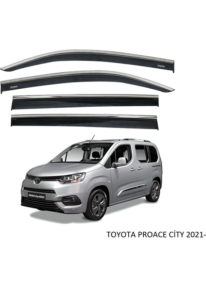 Toyota Proace Cıty 2019 Sonrası Kromlu Cam Rüzgarlığı