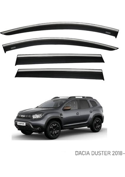 Dacıa Duster 2018 Sonrası Kromlu Cam Rüzgarlığı