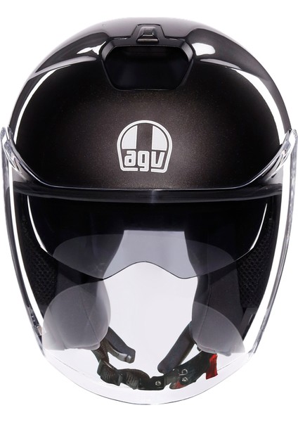 irides Mono Asfalto Grey Açık Kask