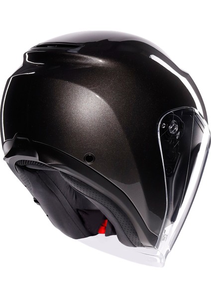 irides Mono Asfalto Grey Açık Kask