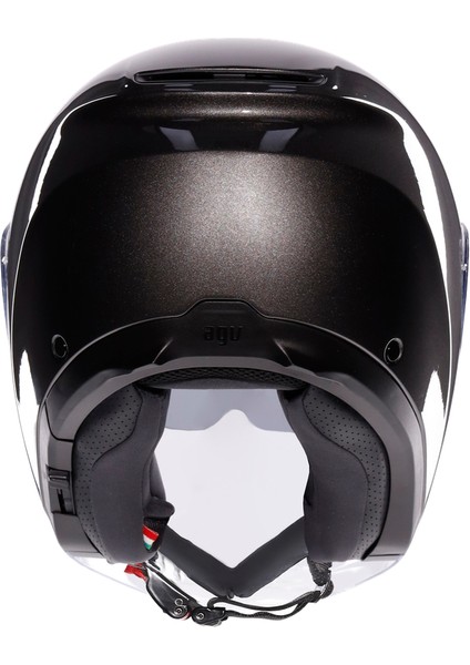 irides Mono Asfalto Grey Açık Kask
