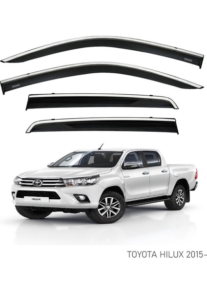 Toyota Hılux 2015 Sonrası Kromlu Cam Rüzgarlığı