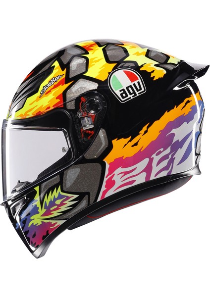 K1 S Bezzecchi Kapalı Kask