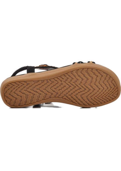 9636 Siyah Kadın Sandalet indirimleri