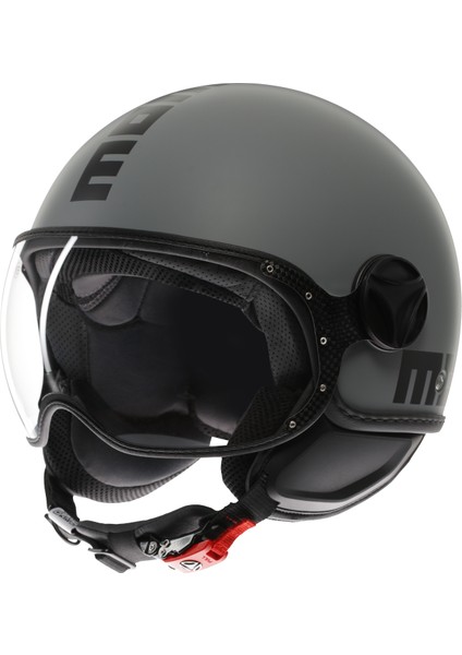 Momodesign Fgtr Classic Mono Matt Grey Black Açık Kask