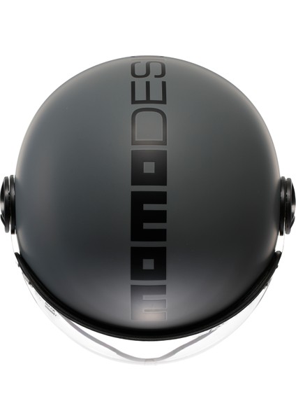 Momodesign Fgtr Classic Mono Matt Grey Black Açık Kask