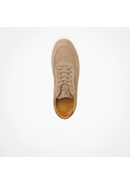 Erkek Vizon Deri Sneaker Ayakkabı fırsatları