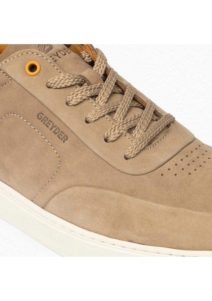 Erkek Vizon Deri Sneaker Ayakkabı indirimleri
