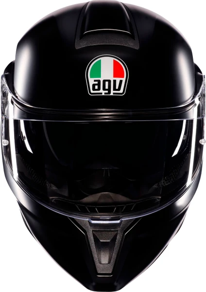 Agv Streetmodular Mono Matt Black Çene Açılır Kask