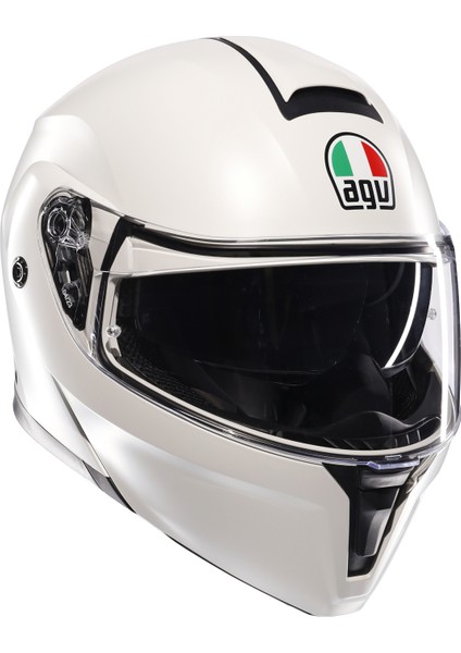 Streetmodular Mono Matt Materia White Çene Açılır Kask