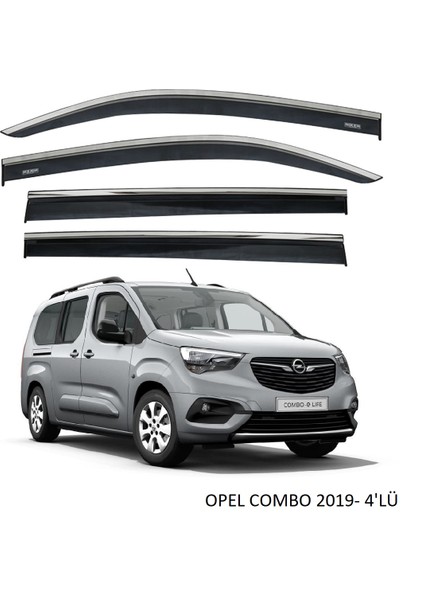 Opel Combo 2019 Sonrası Kromlu Cam Rüzgarlığı