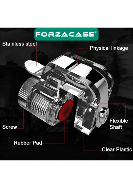 FC584 Telefonlar İçin Gamepad Mobil Oyun Tetik Tuşları Mobil Game Oyun Aparatı