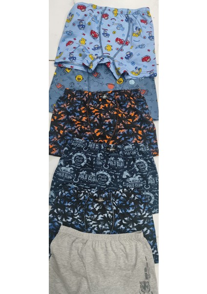 Erkek Çocuk 6'lı Pamuklu Boxer