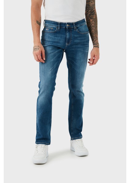 Streç Slim Fit Düşük Bel Jeans Erkek Kot Pantolon DM0DM18723 1A5