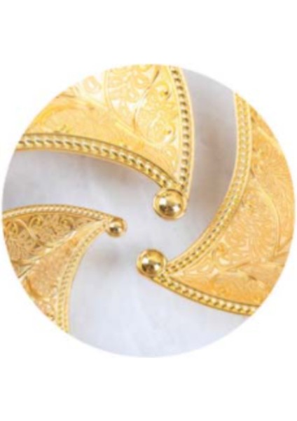 Altın Metal Depolama Tepsi Lüks Takı Ekran Plaka Meyve Tatlı Kek Snack Somun Ev Parti Düğün Dekor Için Plaka | Depolama Tepsileri (Gold-L) (Yurt Dışından)