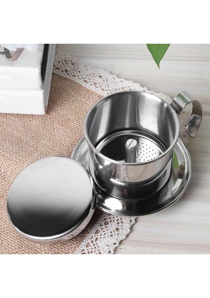 Vietnamese Cezve Paslanmaz Çelik Çay Kahve Filtresi Makinesi Tek Fincan Kahve Damla Brewer Mutfak Aletleri | Kahve Tencereleri (Yurt Dışından) modelleri
