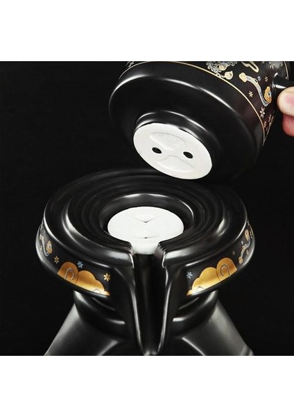 Seramik Çaydanlık Klasik Stil Yüksek Sıcaklığa Dayanıklı Çay Seti Ofis Ev Otomatik Çay Yapımı Aksesuarları | Çaydanlıklar (Yurt Dışından) fırsatları