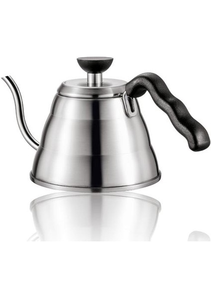 1.2l Paslanmaz Çelik Kahve Su Isıtıcısı Sıcak Sıcaklık, Kahve Dökmek Için Ince Musluğu Çay Tenceresi, Settop Üzerinde Çalışır | Kahve Kapları (Yurt Dışından) modelleri