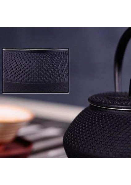 Dökme Demir Kettle Çaydanlık Süzgeç Çaydanlık (Siyah) ile Geliyor | Çaydanlıklar (Yurt Dışından)