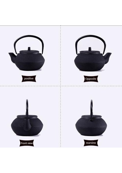 Dökme Demir Kettle Çaydanlık Süzgeç Çaydanlık (Siyah) ile Geliyor | Çaydanlıklar (Yurt Dışından)